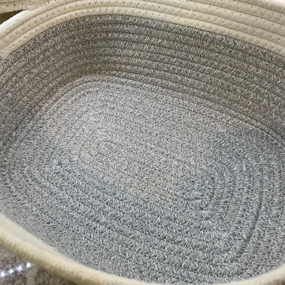Rope Cotton Basket - NWOT - Picture 5 of 6
